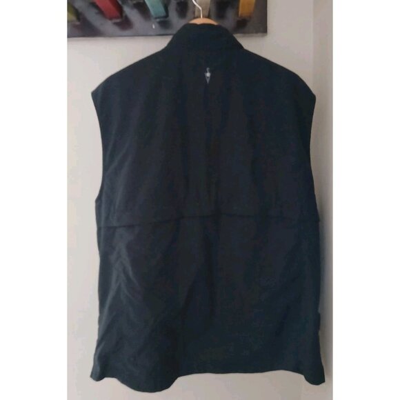 SCOTTeVEST Travel Tec Vest Size XXL Black Full Zip Pockets - Picture 6 of 16